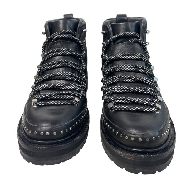 Rag & Bone Women's Lace Up Black Compass Ankle Leather Boots Sz 7 - NWOB - Picture 6 of 10